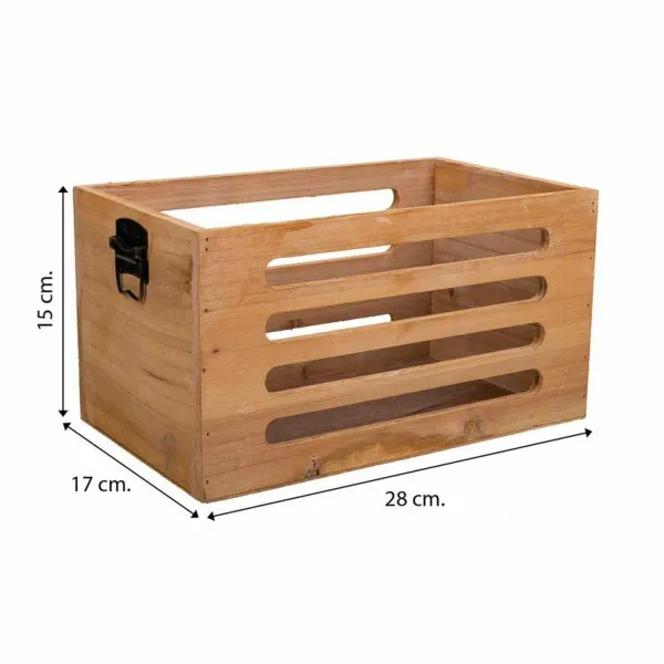 Uzglabāšanas kastes Alexandra House Living Brūns Egles koksne 17 x 15 x 28 cm 25 x 13,5 x 14 cm 22 x 10,5 x 13 cm 3 Daudzums