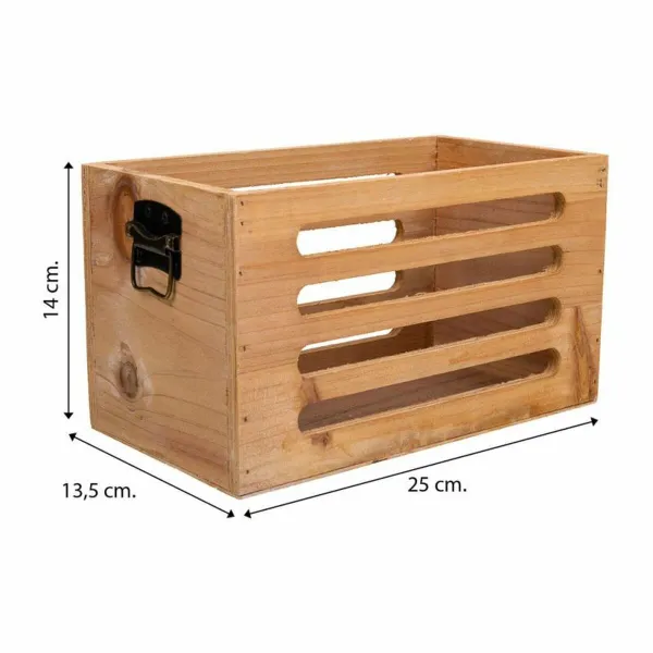 Säilytyslaatikot Alexandra House Living Ruskea Kuusi 17 x 15 x 28 cm 25 x 13,5 x 14 cm 22 x 10,5 x 13 cm 3 Kappaletta