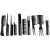 Hairdressing combs - set of 10