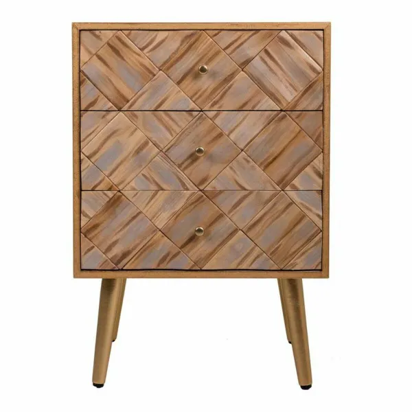 Ночной столик Alexandra House Living Коричневый 35 x 65 x 44 cm