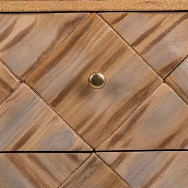 Yöpöytä Alexandra House Living Ruskea 35 x 65 x 44 cm