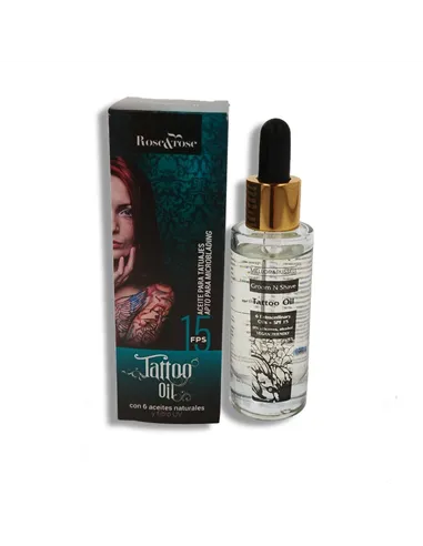 Body Oil Rose & Rose 30 ml Spf 15 Tattoos