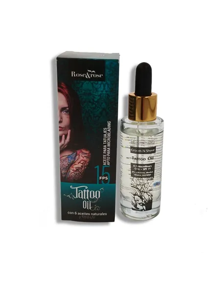 Body Oil Rose & Rose 30 ml Spf 15 Tattoos