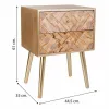 Ночной столик Alexandra House Living Коричневый 35 x 61 x 44 cm
