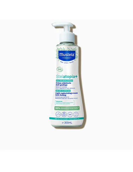 Repair Cream for Babies Mustela Stelatopia+ Bio 300 ml