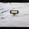 Kumode Alexandra House Living Balts Melns Paulovnijas koks 32 x 98 x 26 cm