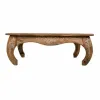 Šoninis staliukas Alexandra House Living Balta Natūralus 45 x 17 x 45 cm