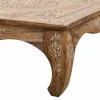 Šoninis staliukas Alexandra House Living Balta Natūralus 45 x 17 x 45 cm