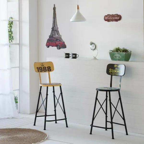 Пластина настенной розетки Alexandra House Living Железо 80 x 1 x 43 cm Эйфелева башня