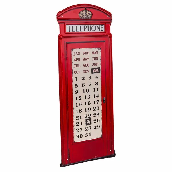 Sieninis dangtelis Alexandra House Living Telephone Geležis 75 x 30 cm