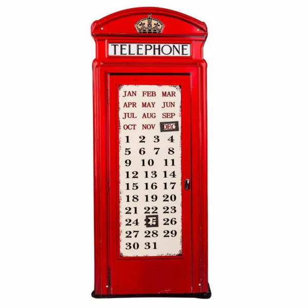 Sieninis dangtelis Alexandra House Living Telephone Geležis 75 x 30 cm