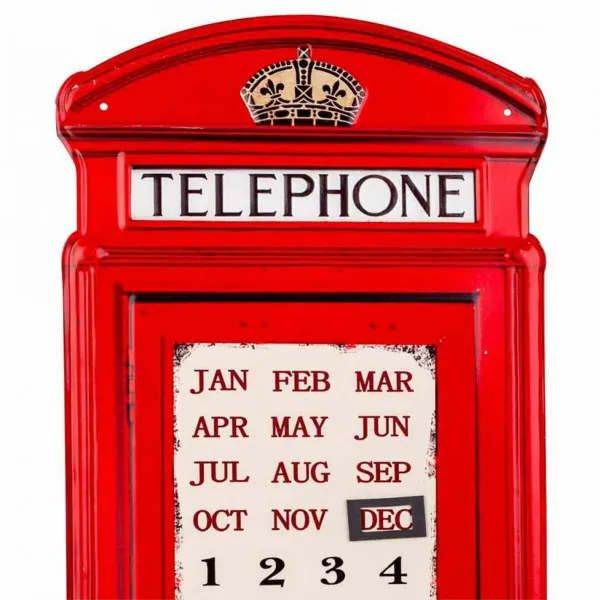 Sienas plate Alexandra House Living Telephone Dzelzs 75 x 30 cm