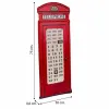 Wall Plate Alexandra House Living Telephone Iron 75 x 30 cm