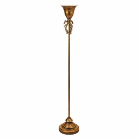 Candle Holder Alexandra House Living Golden Iron 17 x 100 x 17 cm