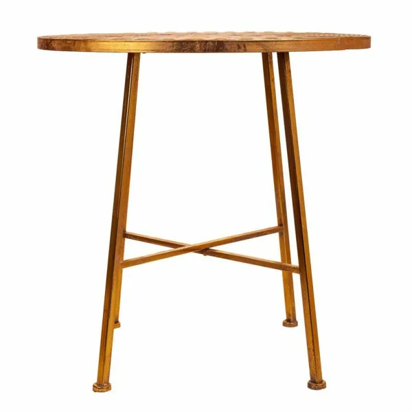 Centrālais galds Alexandra House Living Bronza Dzelzs 60 x 60 x 60 cm