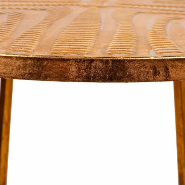 Centrālais galds Alexandra House Living Bronza Dzelzs 60 x 60 x 60 cm