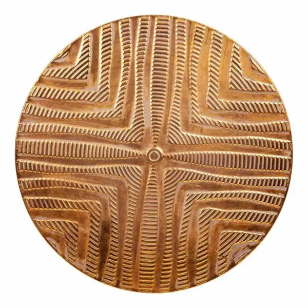 Centrālais galds Alexandra House Living Bronza Dzelzs 60 x 60 x 60 cm