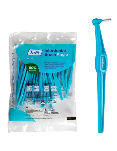 Interdental brushes Tepe Angle Blue 0,6 mm 25 Units