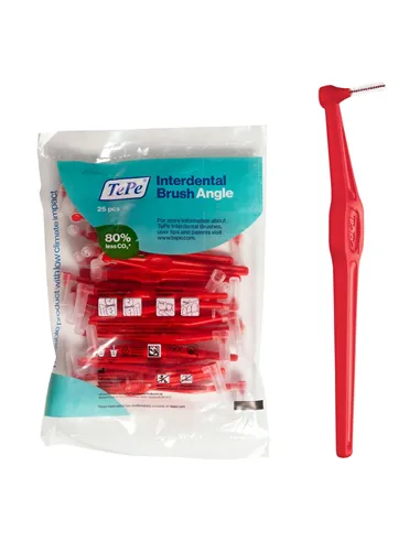 Interdental brushes Tepe Angle Red 0,5 mm 25 Units