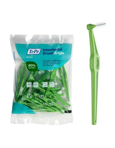 Interdental brushes Tepe Angle Green 0,8 mm 25 Units