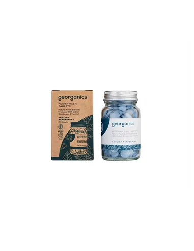 Mouthwash Georganics Tablet Mint 180 Units