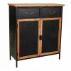 Hall Alexandra House Living Black 34 x 90 x 80 cm