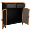 Hall Alexandra House Living Black 34 x 90 x 80 cm