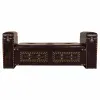 Jakkara Alexandra House Living Musta Polyuretaani Puu MDF 40 x 52 x 130 cm