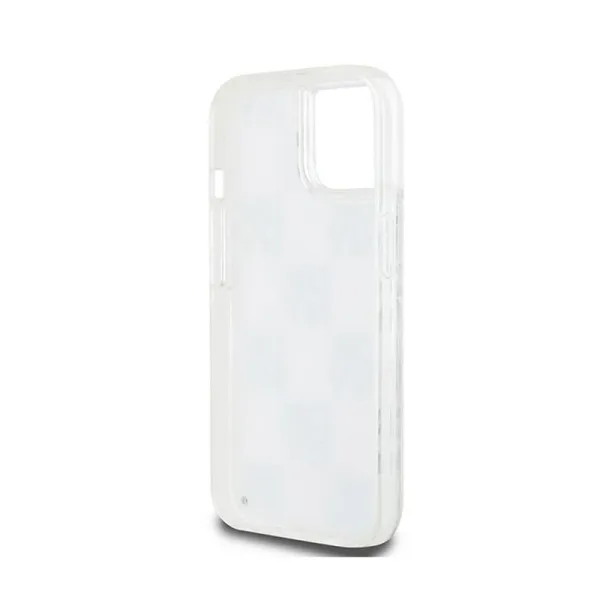 DKNY Liquid Glitter Multilogo - Case iPhone 15 / 14 / 13 (white)