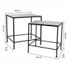 Подставка для горшка Alexandra House Living Чёрный Железо 37 x 51 x 50 cm 2 Предметы