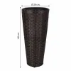 Kabantis šviestuvas Alexandra House Living Ruda Geležis Rotangas Plastmasinis 28 x 60 x 28 cm