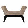 Bench Alexandra House Living Cream Polyurethane MDF Wood 40 x 65 x 90 cm