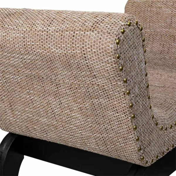 Taburetė Alexandra House Living Kreminė Poliuretanas Medžio MDF 40 x 65 x 90 cm