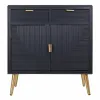 Мебель для прихожей с ящиками Alexandra House Living Серый Позолоченный 36 x 85 x 80 cm