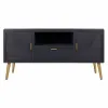 Sideboard Alexandra House Living Golden Dark grey 40 x 61 x 121 cm