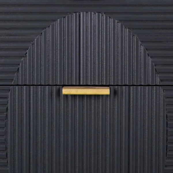 Kumode Alexandra House Living Bronza Tumši pelēks Koks MDF 36 x 100 x 42 cm