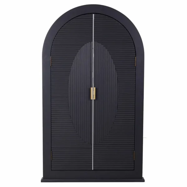 Seinäpeili Alexandra House Living Kullattu Tumman harmaa 5 x 105 x 62 cm Suorakulmainen