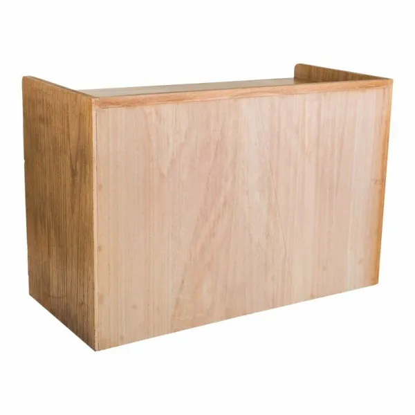 Taburetė Alexandra House Living Ruda Natūralus Paulovnijos mediena Medžio MDF 38 x 53 x 80 cm Batų lentyna