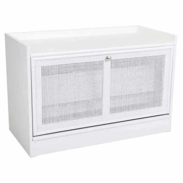 Jakkara Alexandra House Living Hopeinen Puu MDF 38 x 53 x 80 cm Kenkäteline