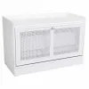 Jakkara Alexandra House Living Hopeinen Puu MDF 38 x 53 x 80 cm Kenkäteline