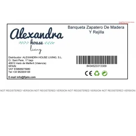 Taburete Alexandra House Living Sudrabains Koks MDF 38 x 53 x 80 cm Apavu plaukts