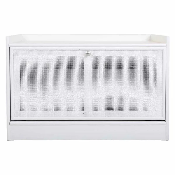 Банкетка Alexandra House Living Серебристый Деревянный MDF 38 x 53 x 80 cm Тумба для обуви