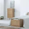 Taburetė Alexandra House Living Natūralus Medžio MDF 38 x 53 x 80 cm Batų lentyna