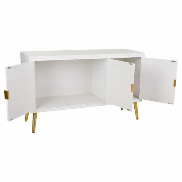 Indauja Alexandra House Living Balta Auksinis Medžio MDF 41 x 71 x 120 cm