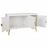 Indauja Alexandra House Living Balta Auksinis Medžio MDF 41 x 71 x 120 cm