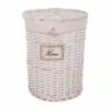 Veļas Grozs Alexandra House Living Balts pīts Vītola koksne 44 x 58 x 44 cm 29 x 19 x 29 cm 3 Daudzums