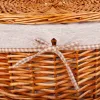 Laundry Basket Alexandra House Living Natural wicker Willow wood 29 x 15 x 29 cm 51 x 64 x 51 cm 36 x 15 x 36 cm 3 Pieces