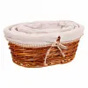 Set of Baskets Alexandra House Living wicker Willow wood 26 x 15 x 36 cm 31 x 21 x 13 cm 26 x 17 x 11 cm 3 Pieces