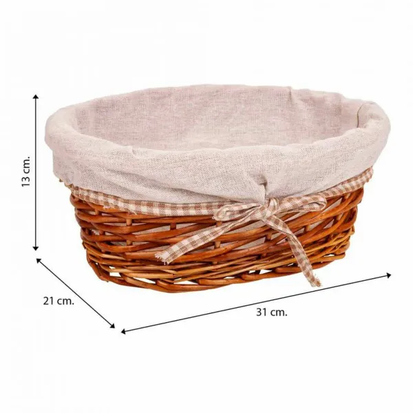 Krepšių rinkinys Alexandra House Living vytelių Gluosnio mediena 26 x 15 x 36 cm 31 x 21 x 13 cm 26 x 17 x 11 cm 3 Dalys
