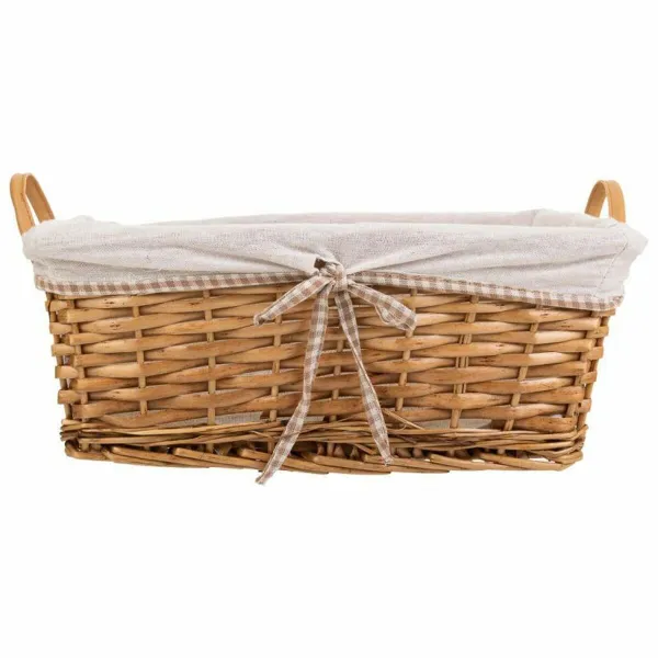 Set of Baskets Alexandra House Living wicker Willow wood 29 x 20 x 12 cm 30 x 16 x 42 cm 34 x 16 x 14 cm 3 Pieces